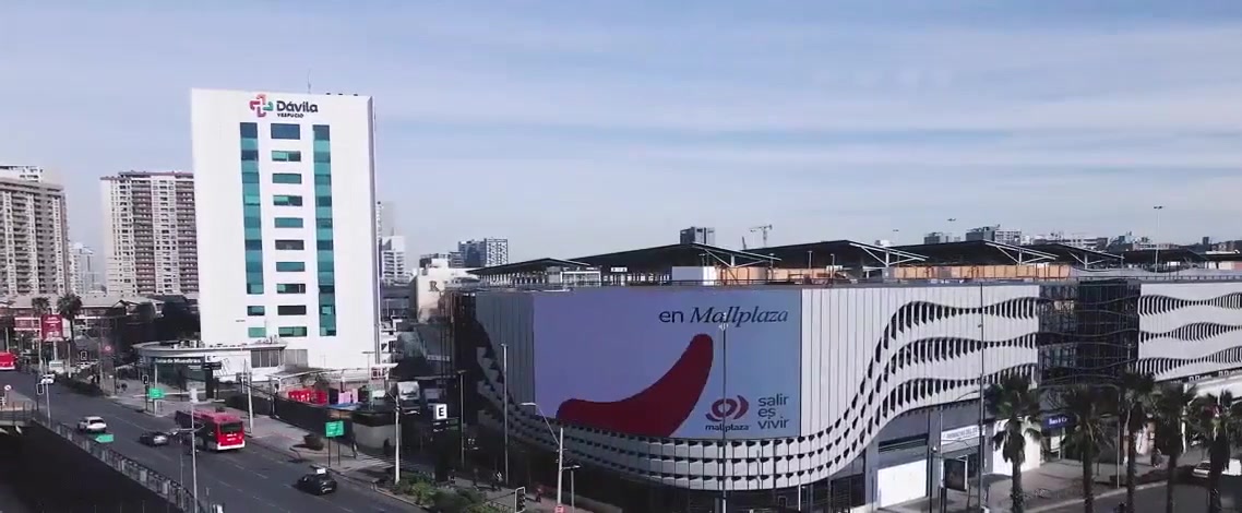 Pantalla exterior, Mallplaza Vespucio